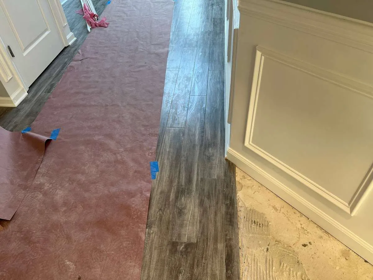 Completed marble shower restoration in Tipton